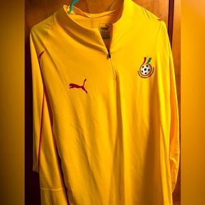 Ghana Mens Puma Pullover